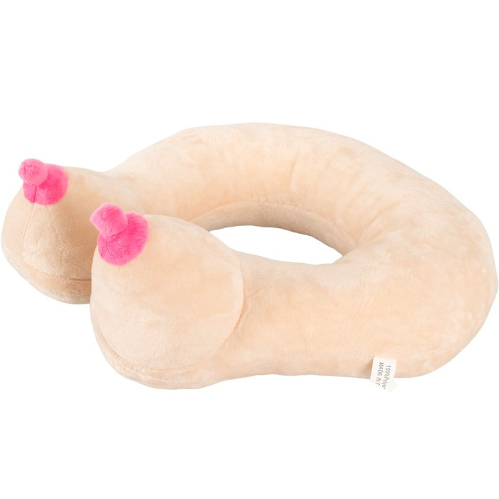 Плюшевая подушка под шею Boob Neck Pillow от Orion