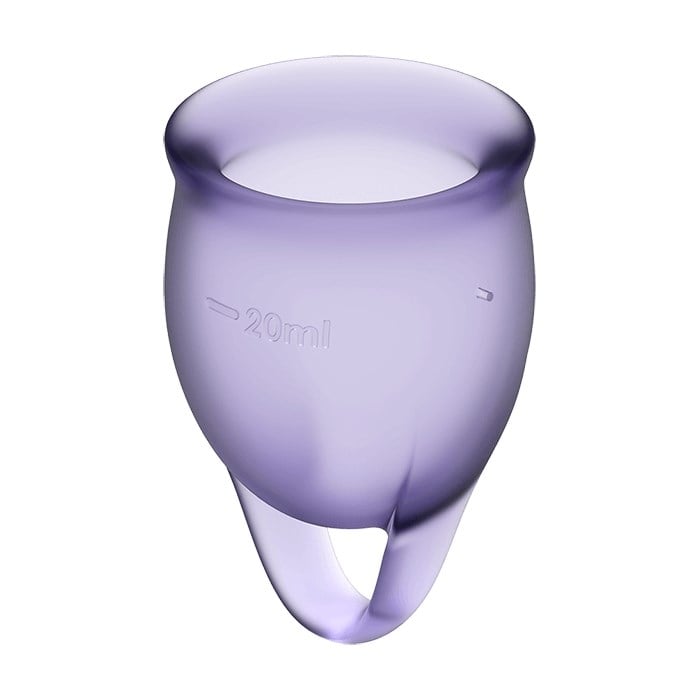 Менструальные чаши Satisfyer Feel Confident (Violet) - Изображение 4