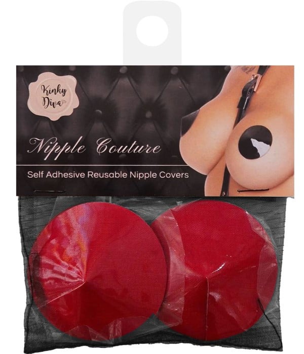 Наклейки на соски Kinky Diva Nipple Couture (Red) - Изображение 3