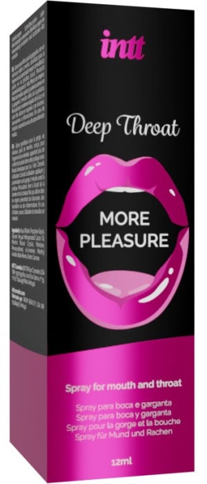Спрей для минета со вкусом мяты Intt Deep Throat More Pleasure, 12 мл - Изображение 3