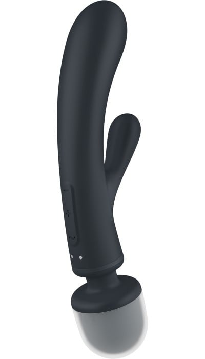 Вібратор Satisfyer Triple Lover (Grey) - Зображення 4