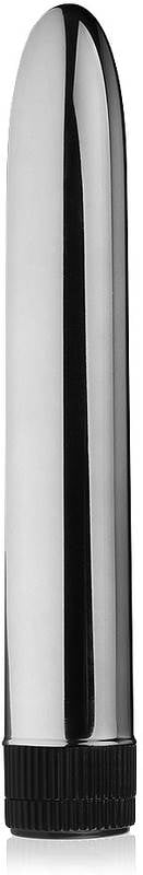 Классический вибратор Super Slick Silver Vibrator от Seven Creations