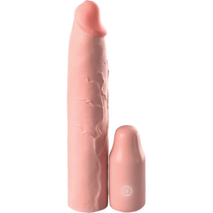 Насадка на пеніс з вібро Fantasy X-tensions Elite - Vibrating 3" Silicone від Pipedream