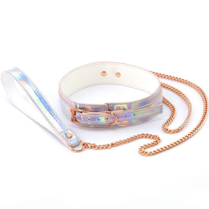 Нашийник з повідцем NS Novelties Cosmo Bondage Collar and Leash - Зображення 5