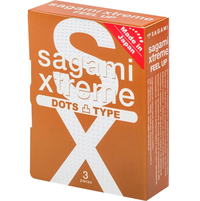 Sagami Xtreme Feel-Up, 3 шт