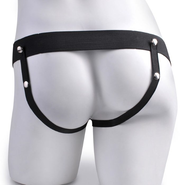 Порожнистий страпон з сім'явиверженням 7.5" Hollow Squirting Strap-on Brown від Pipedream - Зображення 4