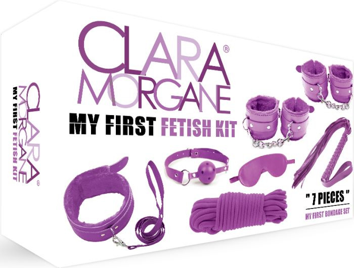 Бондажный набор Clara Morgane My First Fetish Kit (Purple) - Изображение 3