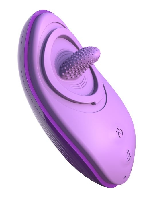 Вибратор язык Fantasy For Her - Her Silicone Fun Tongue от Pipedream - Изображение 4
