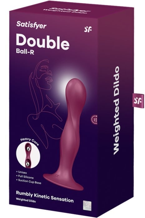 Фалоімітатор Satisfyer Double Ball-R (Red) - Зображення 4