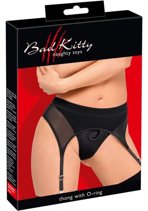 Трусики для страпона Bad Kitty Thong with O-ring від Orion - Зображення 7