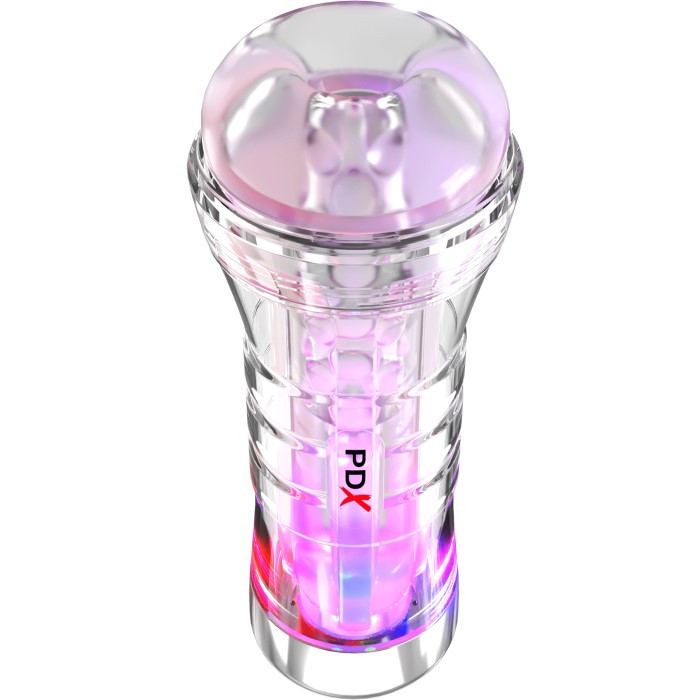 Мастурбатор с подсветкой ViewTube XXL See-Thru EZ-Grip LED Stroker от Pipedream - Изображение 5