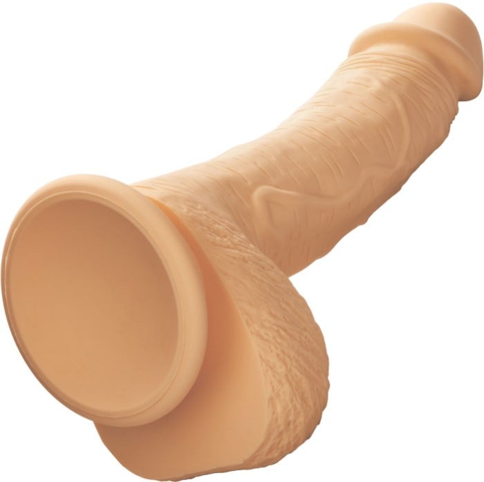 Фалоімітатор CalExotics Dual Density Silicone Studs 16 см (Flesh) - Зображення 6