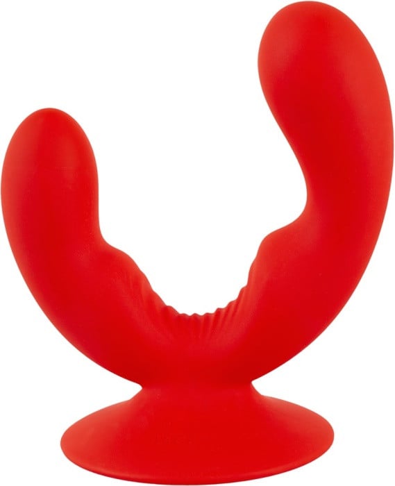 Подвійний вібратор з присоскою Sweet Smile Dual Vibrator - Зображення 5