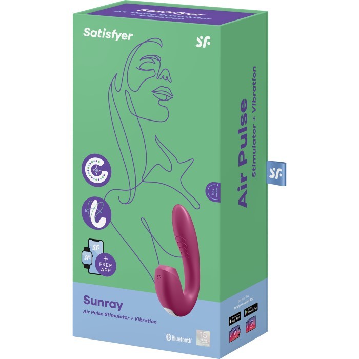 Вакуумный вибратор Satisfyer Sunray (Berry) - Изображение 6