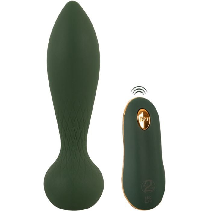 Анальная пробка с вибро и пультом Emerald Love Luxurious Anal Plug от Orion
