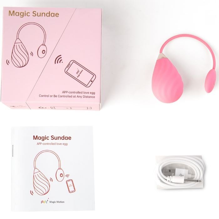Смарт віброяйце Magic Motion Sundae (Pink) - Зображення 6