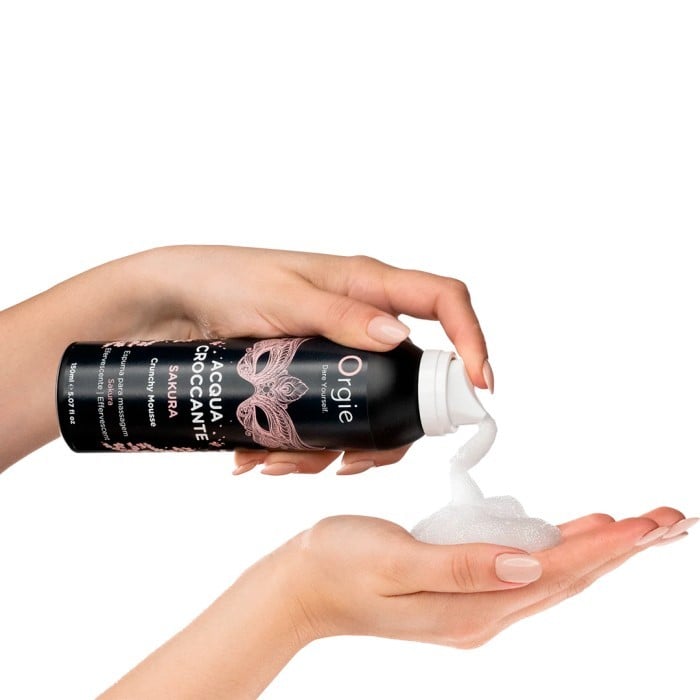 Шипуча піна для масажу Orgie Acqua Crocante Sakura, 150 мл - Зображення 3