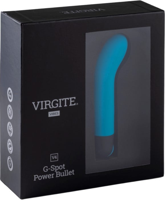Мини вибратор Virgite V4 (Blue) - Изображение 3