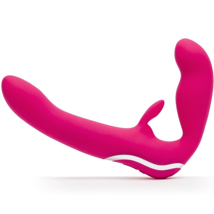 Безремневий страпон з вібро Happy Rabbit Strapless Strap-on - Зображення 3