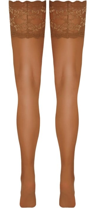 Панчохи Cottelli Legwear Hold-up Stockings - Зображення 6