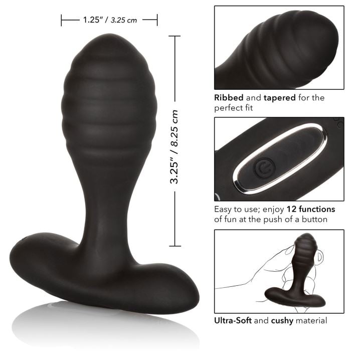 Анальная пробка с вибро Eclipse Ultra-Soft Probe от CalExotics - Изображение 6