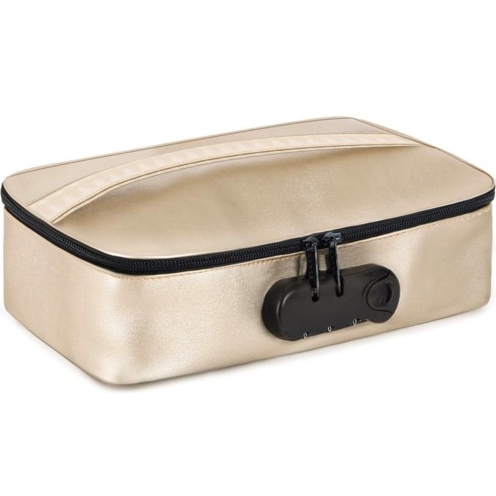 Кейс для хранения игрушек Dorcel Discreet Box Luxury (Gold)