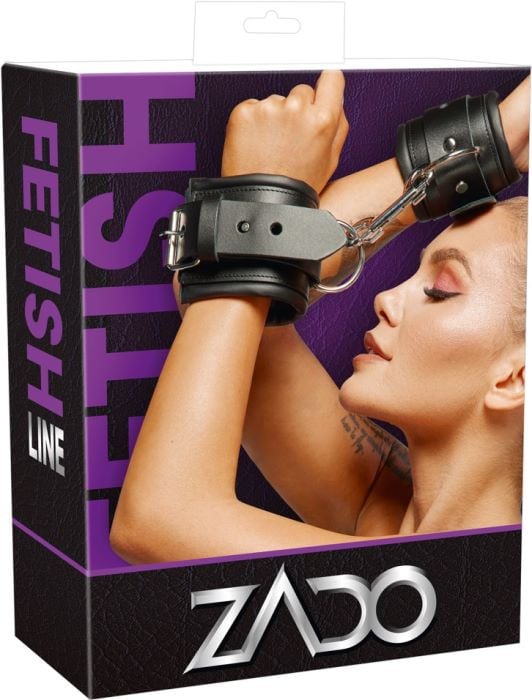 Шкіряні наручники Zado Fetish Line - Зображення 8