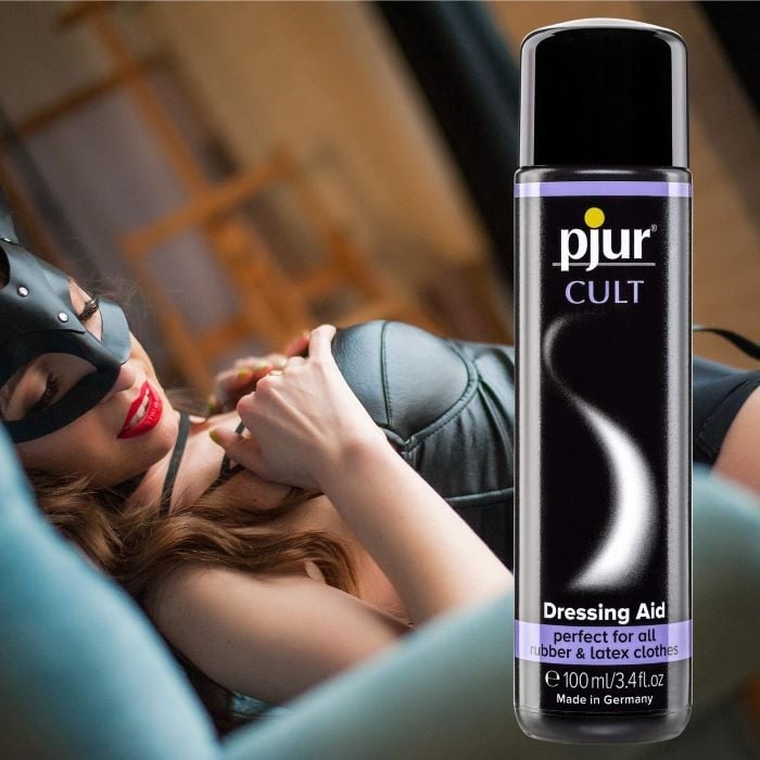 Смазка для надевания латексной одежды Pjur Cult Dressing, 100 мл - Изображение 4