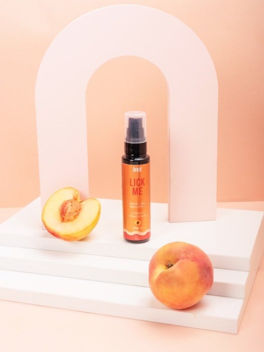 Гель для оральных ласк со вкусом персика Intt Lick Me Peach, 50 мл - Изображение 3