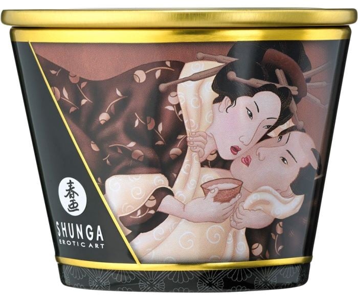 Массажная свеча Shunga Massage Candle Chocolate, 170 мл - Изображение 2