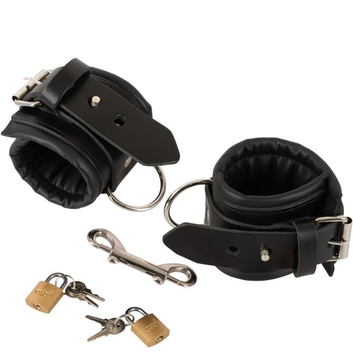 Шкіряний нашийник із повідцем Zado Fetish Line Thin Collar