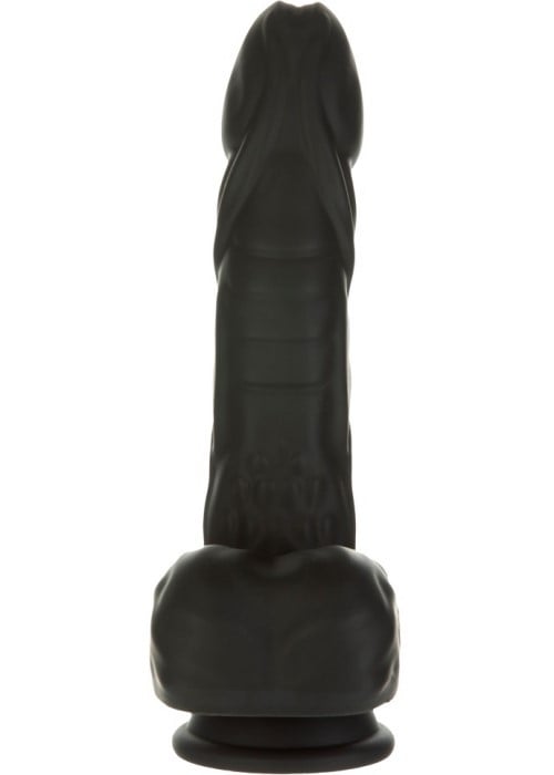 Вібратор з обертанням і поступальними рухами кібершкіра Naked Addiction 8.6" Black - Зображення 2