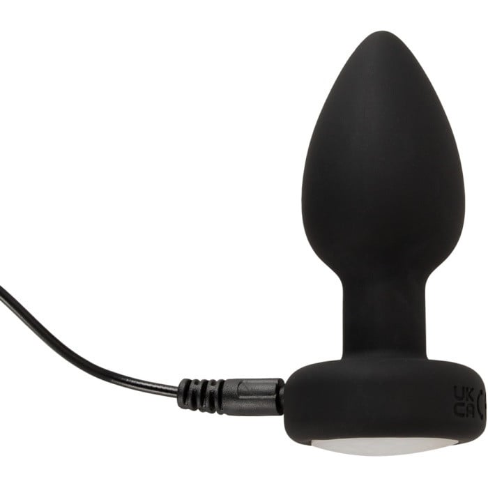 Анальная пробка с вибро и LED-подсветкой Anos Flashing Butt Plug - Изображение 7