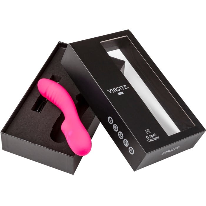 Вібратор для точки-G Virgite V5 (Pink) - Зображення 5
