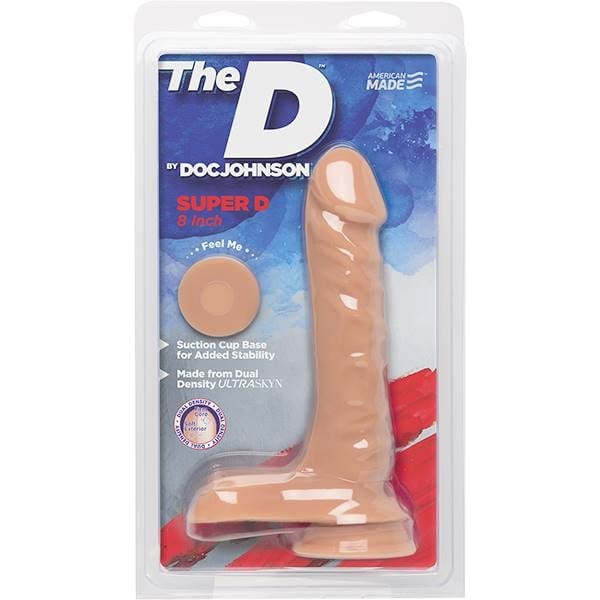 Фаллоимитатор The D - Super D 8" Vanilla от Doc Johnson - Изображение 2