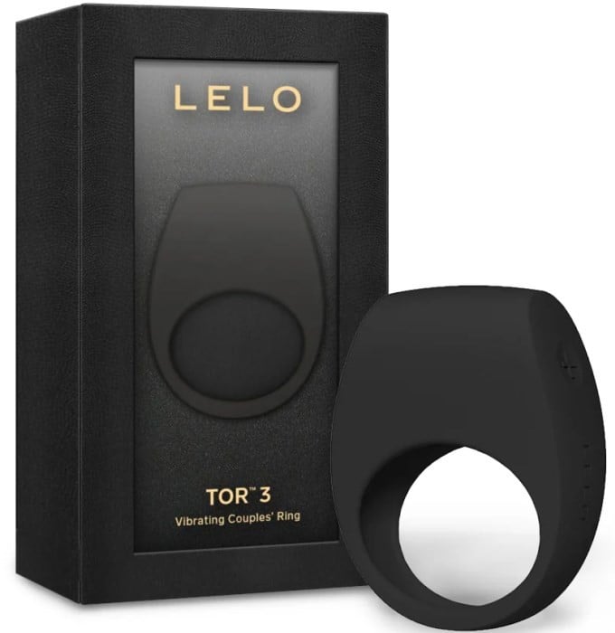 Эрекционное кольцо с вибрацией Lelo Tor 3 (Black) - Изображение 6