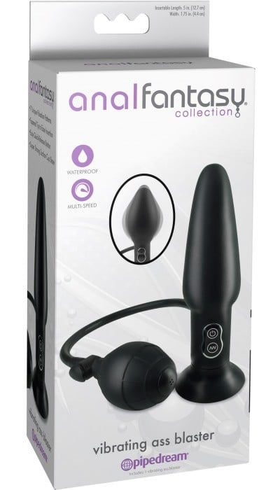 Анальна пробка розширювач з вібро Vibrating Ass Blaster від Pipedream - Зображення 3