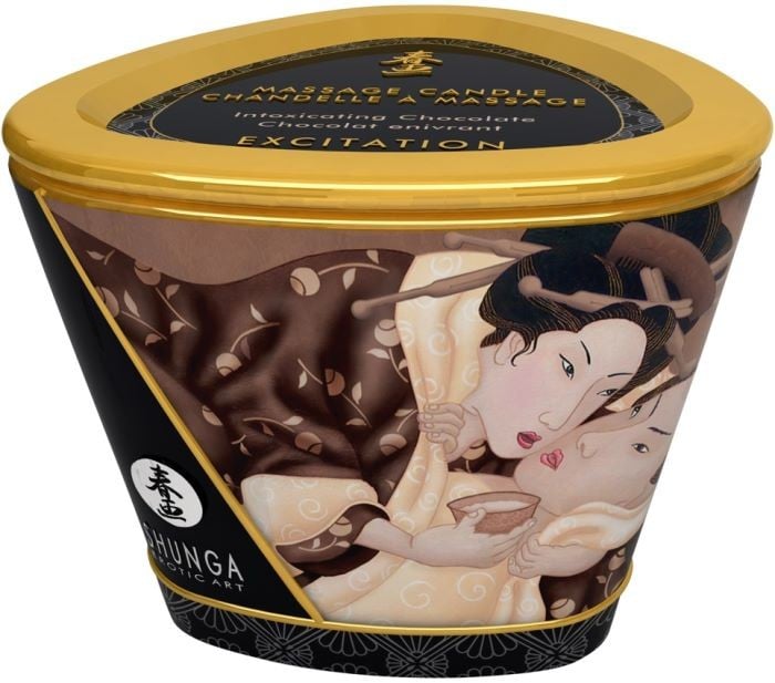 Массажная свеча Shunga Massage Candle Chocolate, 170 мл - Изображение 3