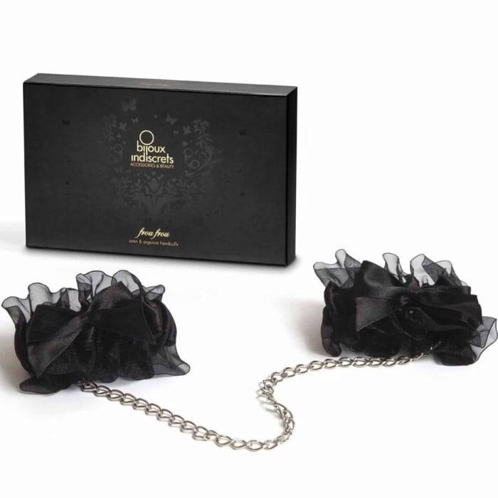 Наручники Bijoux Indiscrets Frou Frou Satin & Organza Handcuffs - Зображення 3