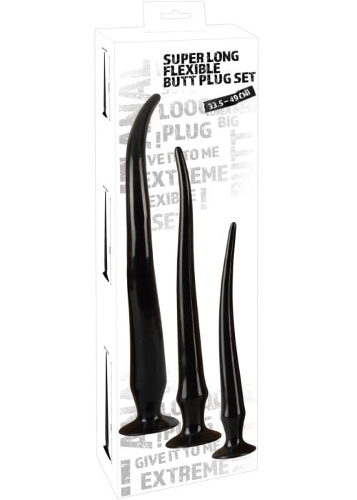 Набір супердовгих анальних пробок Super Long Flexible Butt Plug Set від Orion - Зображення 8
