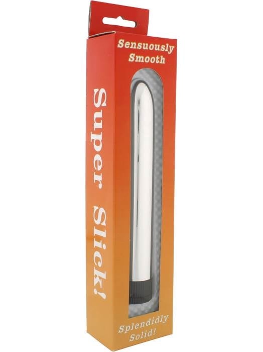 Классический вибратор Super Slick Silver Vibrator от Seven Creations - Изображение 3