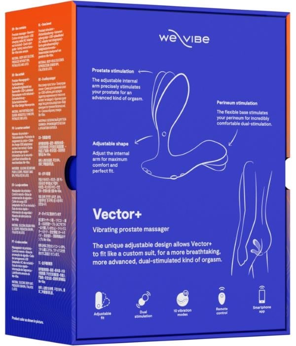 Массажер простаты с вибро We-Vibe Vector+ (Royal Blue) - Изображение 13