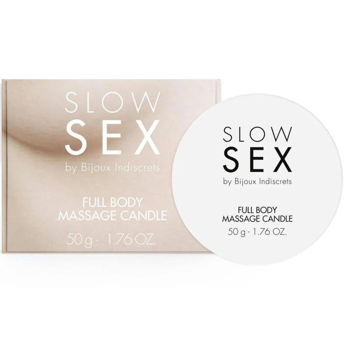 Массажная свеча Bijoux Indiscrets Slow Sex Full Body Massage Candle, 50 г - Изображение 6
