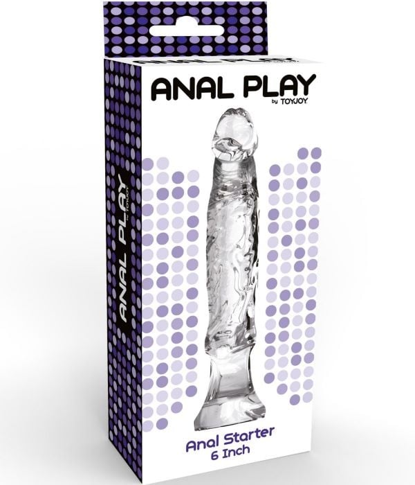 Анальный фаллоимитатор Toy Joy Anal Starter 6 inch (Transparent) - Изображение 3