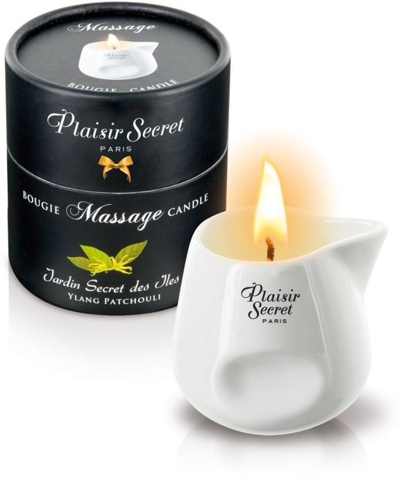 Масажна свічка Plaisirs Secrets Ylang Patchouli, 80 мл - Зображення 2