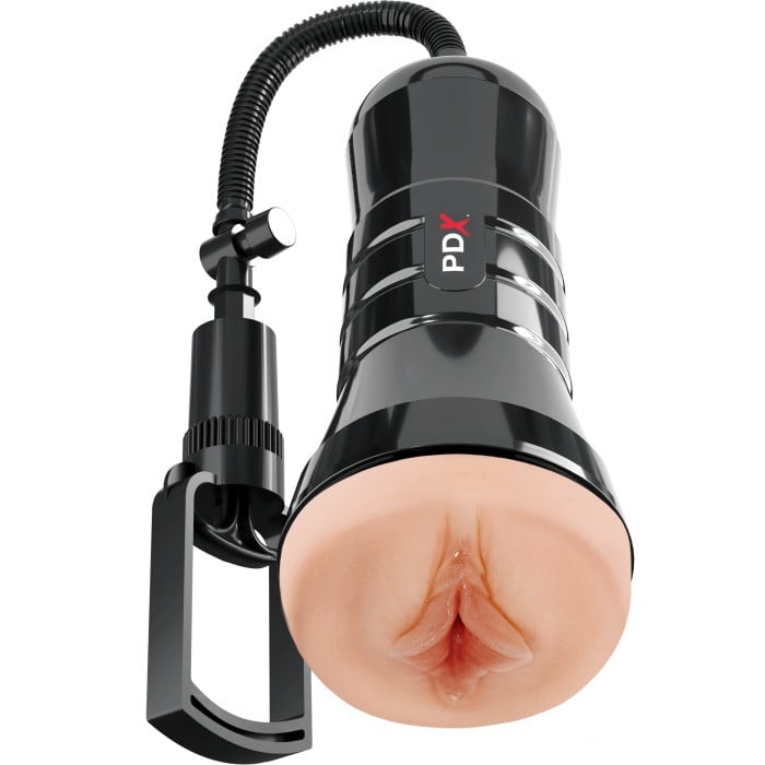 Самозволожуючий мастурбатор з ефектом всмоктування Super Sucker XXL Stroker від Pipedream