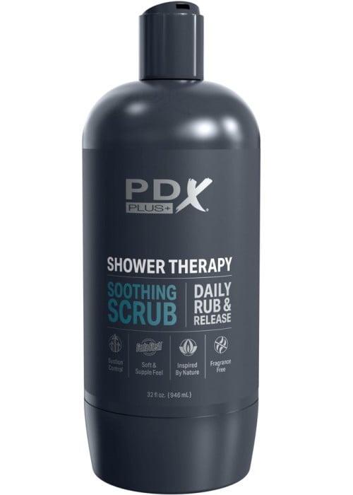 Дискретний мастубатор PDX Plus Shower Therapy Soothing Scrub від Pipedream - Зображення 2