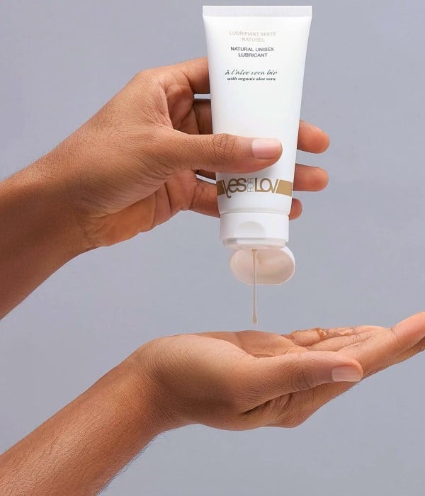 Органический лубрикант на водной основе с алое вера YESforLOV Natural Intimate Lubricant, 100 мл - Изображение 3
