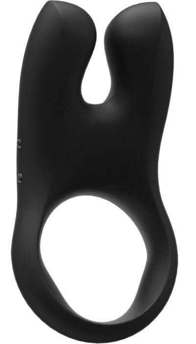 Ерекційне кільце з вібро Fun Factory Nos (Black) - Зображення 3