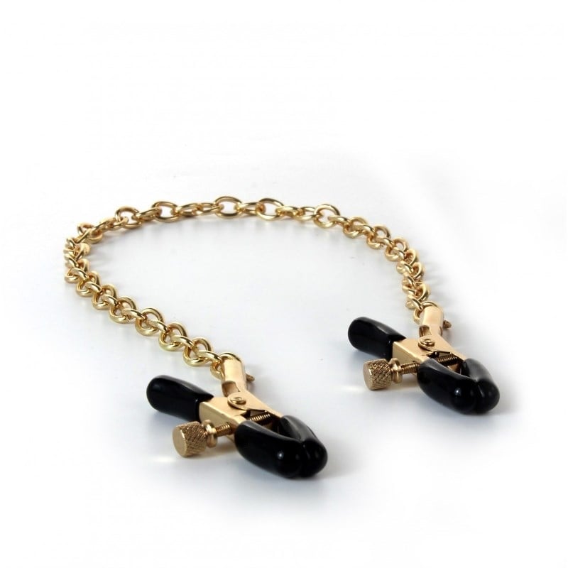 Зажимы для сосков Gold Nipple Clamps от Pipedream - Изображение 2